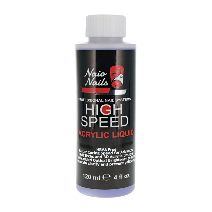 High Speed Acrylic Liquid 120ml   Naio Nails
