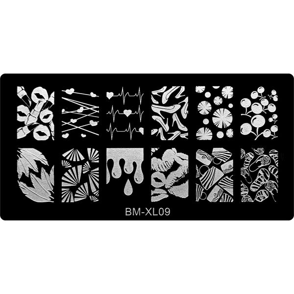 Stamping Plate - BM-XL09   Naio Nails
