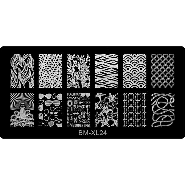 Stamping Plate - BM-XL24   Naio Nails