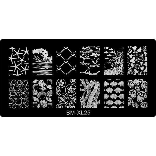 Stamping Plate - BM-XL25   Naio Nails