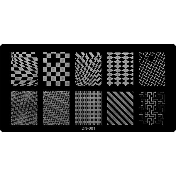 Stamping Plate - DN-001   Naio Nails