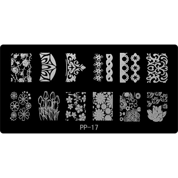 Stamping Plate - PP-017   Naio Nails