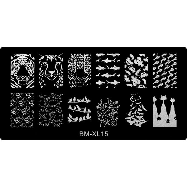 Stamping Plate - BM-XL15   Naio Nails