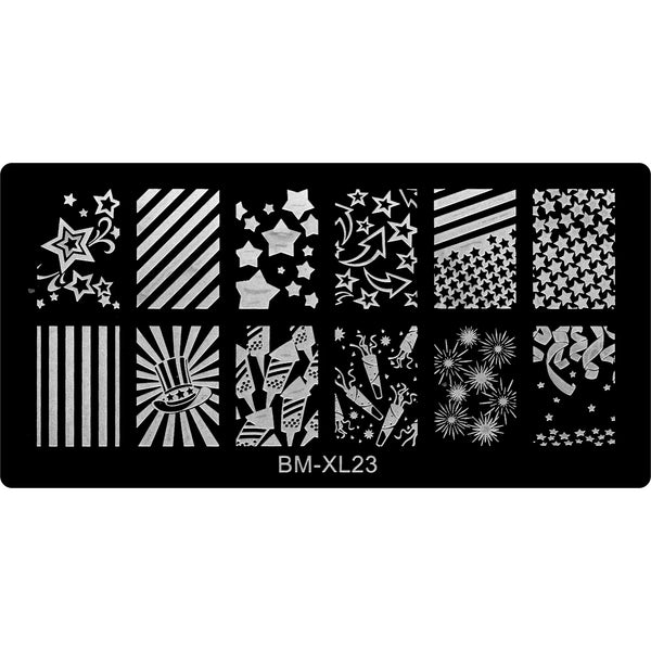 Stamping Plate - BM-BM-XL23   Naio Nails
