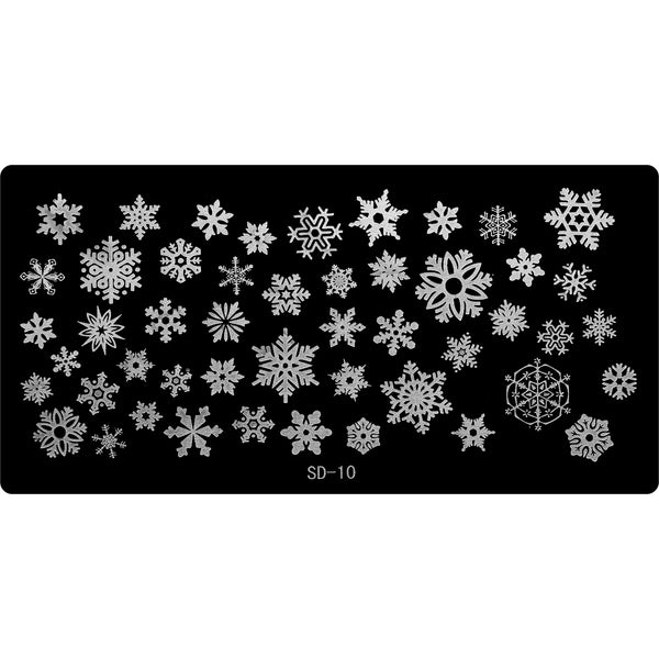 Stamping Plate - SD-010   Naio Nails