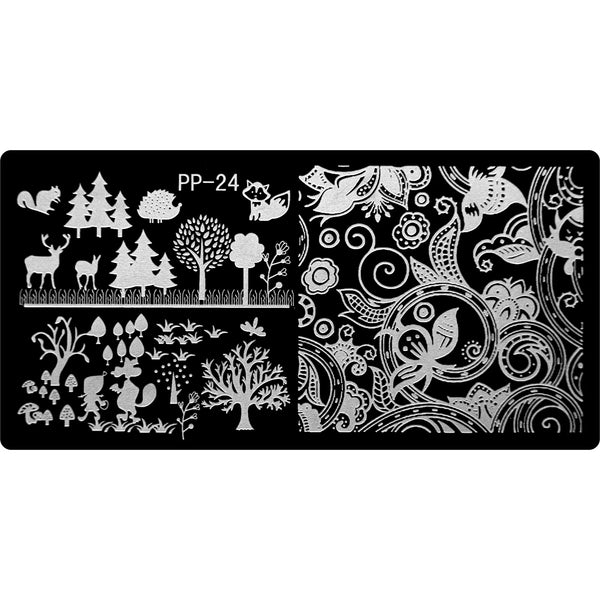 Stamping Plate - PP-024   Naio Nails