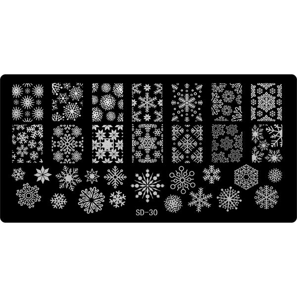 Stamping Plate - SD-030   Naio Nails