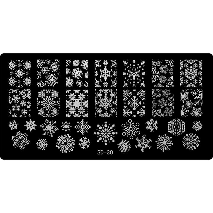 Stamping Plate - SD-030   Naio Nails