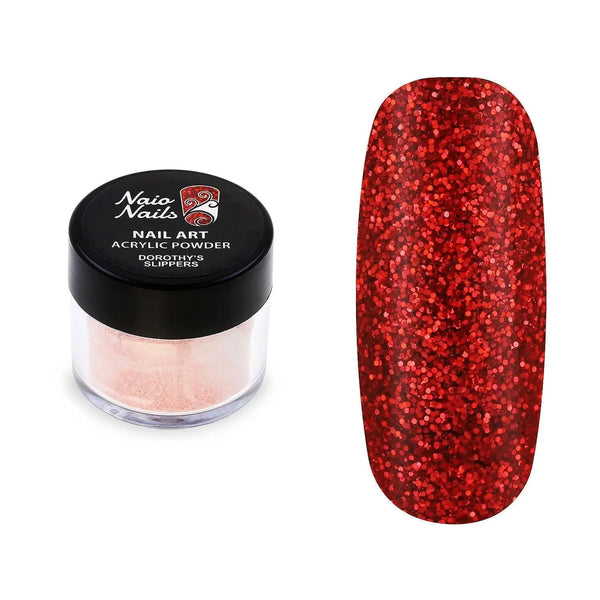 Dorothy's Slippers Glitter Acrylic Powder - 12g   Naio Nails