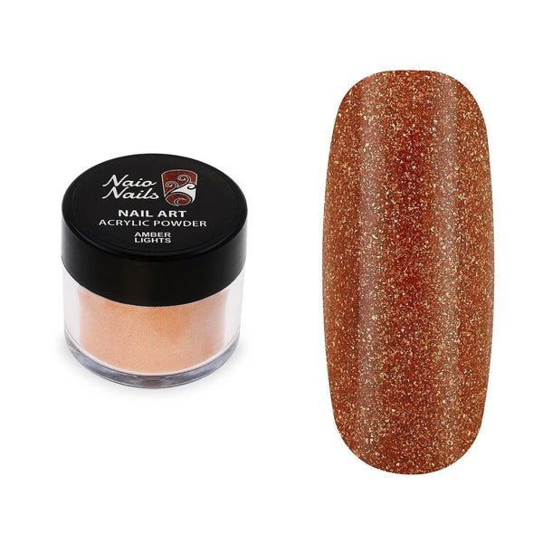 Amber Lights Acrylic Powder - 12g   Naio Nails