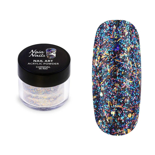 Carnival in Rio Acrylic Powder - 12g   Naio Nails