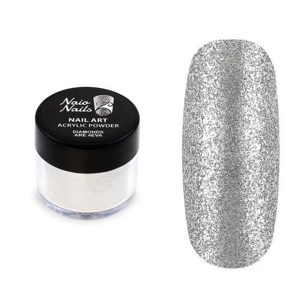 Diamonds Are 4eva Acrylic Powder - 12g   Naio Nails