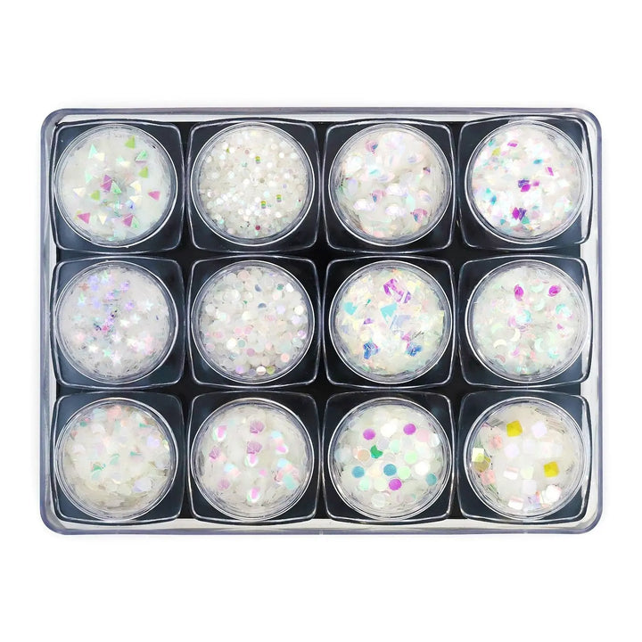 Glitter Set - NGS-014 - Iridescent Shapes   Naio Nails