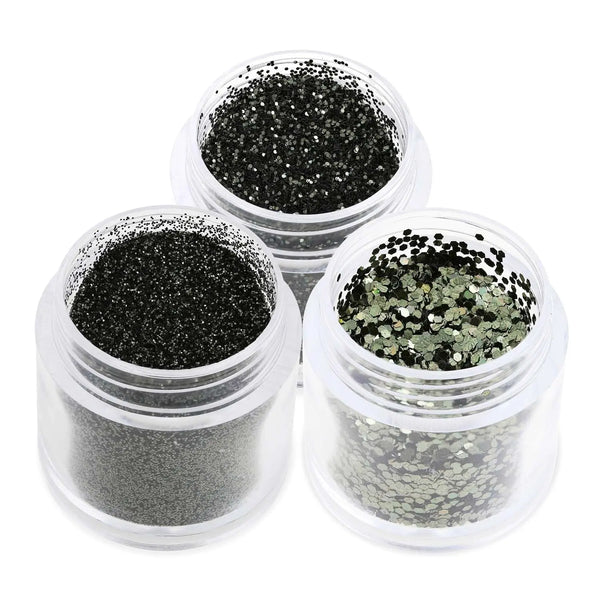 Graphite | Nail Art Glitter | B1006   Naio Nails