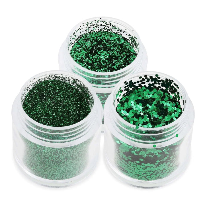 Green With Envy | Nail Art Glitter | B0609   Naio Nails