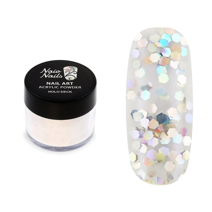 Holo-Deck Acrylic Powder - 12g   Naio Nails