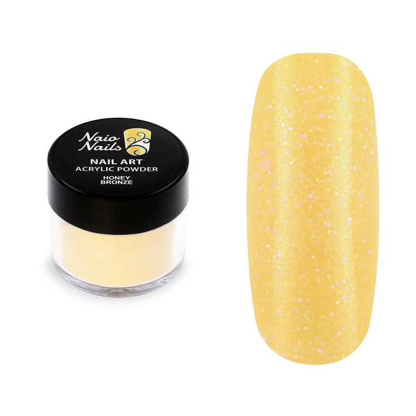 Honey Bronze Shimmer Acrylic Powder - 12g   Naio Nails