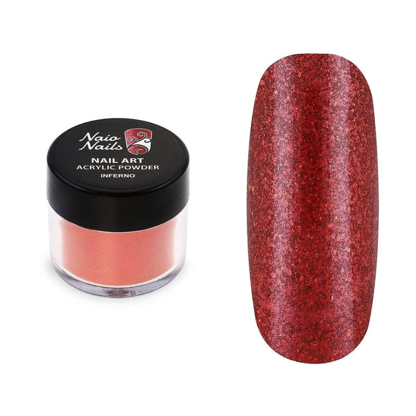 Inferno Acrylic Powder - 12g   Naio Nails