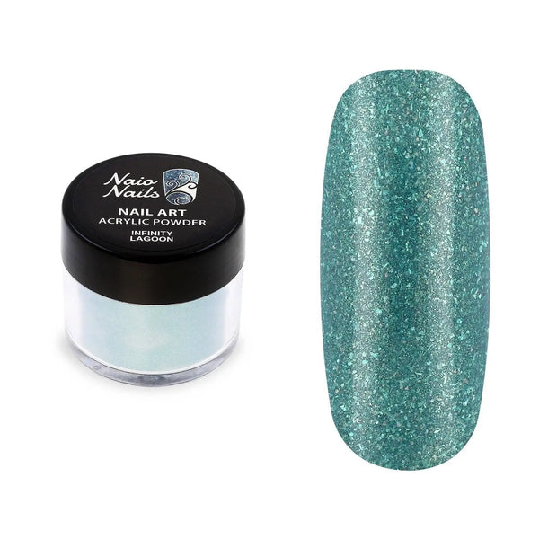 Infinity Lagoon Acrylic Powder - 12g   Naio Nails