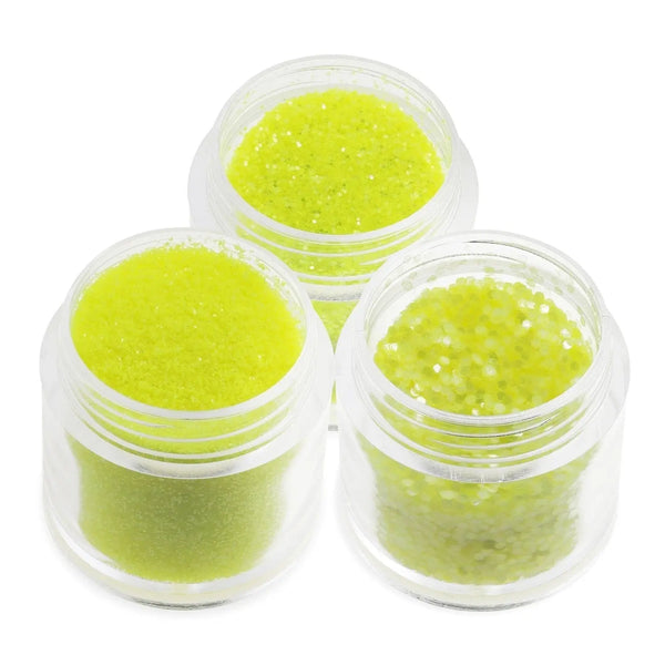 Lemon Sorbet | Nail Art Glitter | B0500   Naio Nails