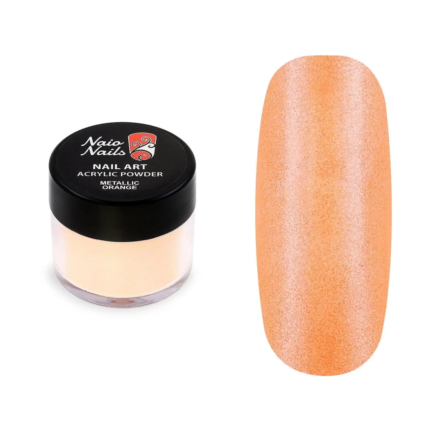 Metallic Orange Acrylic Powder - 12g   Naio Nails