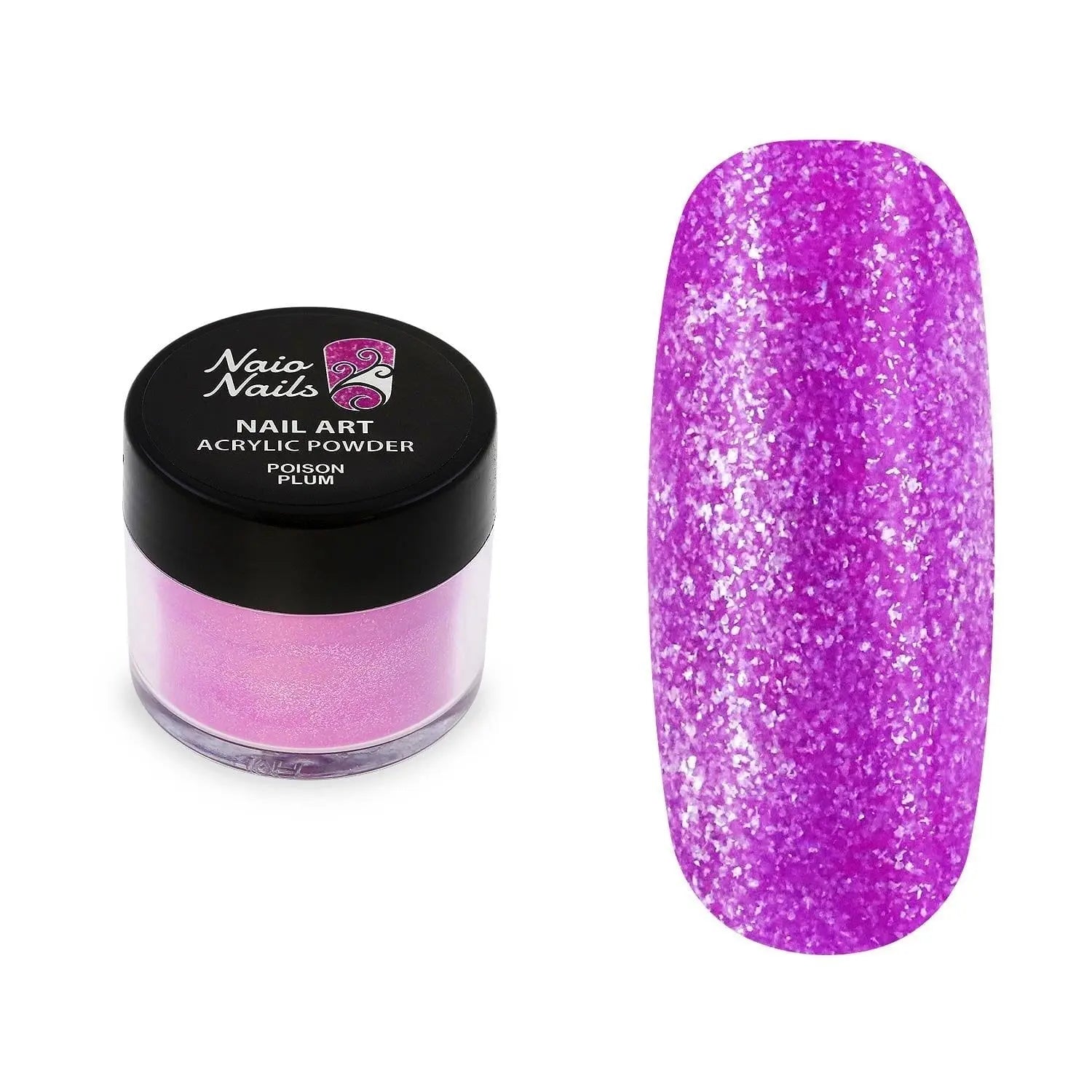 Poison Plum Acrylic Powder - 12g   Naio Nails