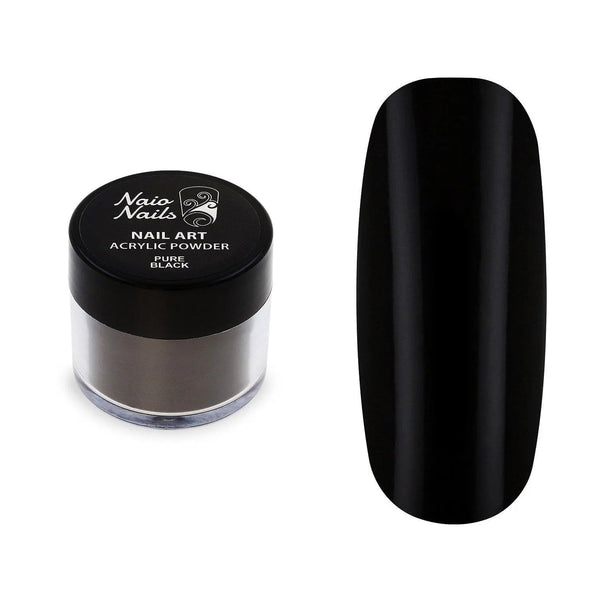 Pure Black Acrylic Powder - 12g  