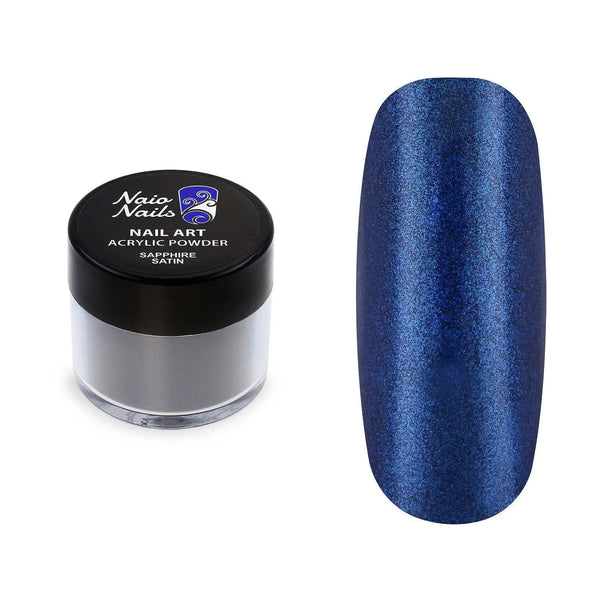 Sapphire Satin Acrylic Powder - 12g   Naio Nails