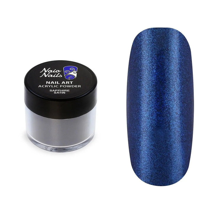 Sapphire Satin Acrylic Powder - 12g   Naio Nails