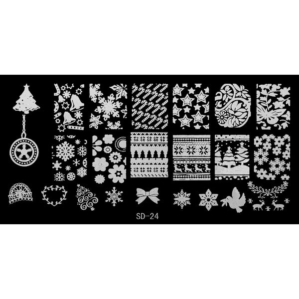 Stamping Plate - SD-024   Naio Nails