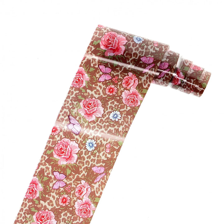 TFS-21 Colourful Floral Foil Set   Naio Nails