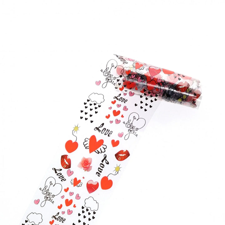 Hearts And Kisses Collection of Foils TFS-30   Naio Nails