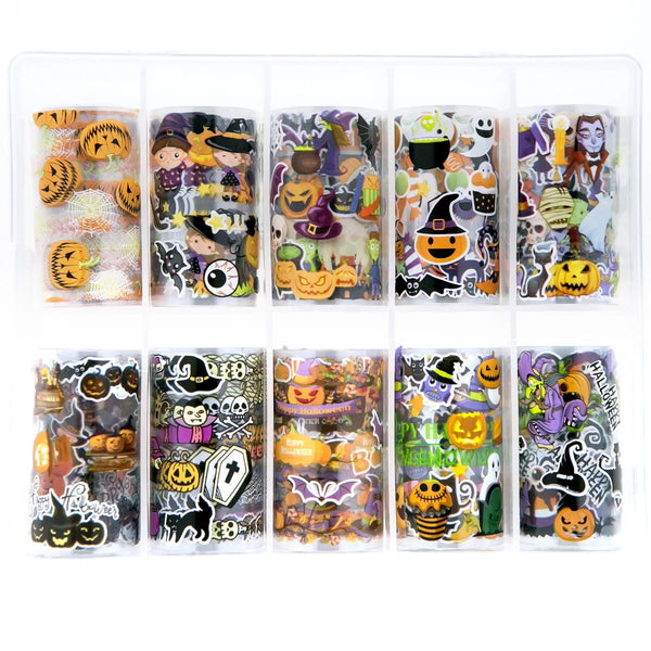 Halloween Foil Set - Various Design 2   Naio Nails