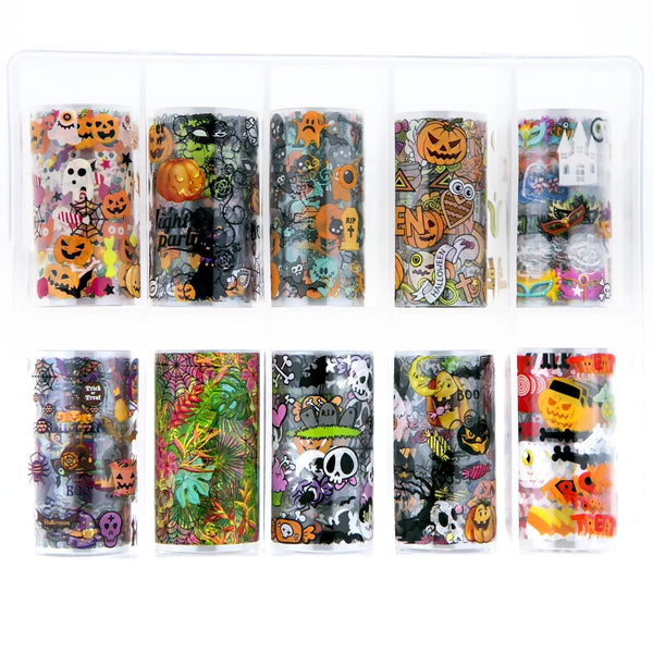 Halloween Foil Set - Various Design 4   Naio Nails