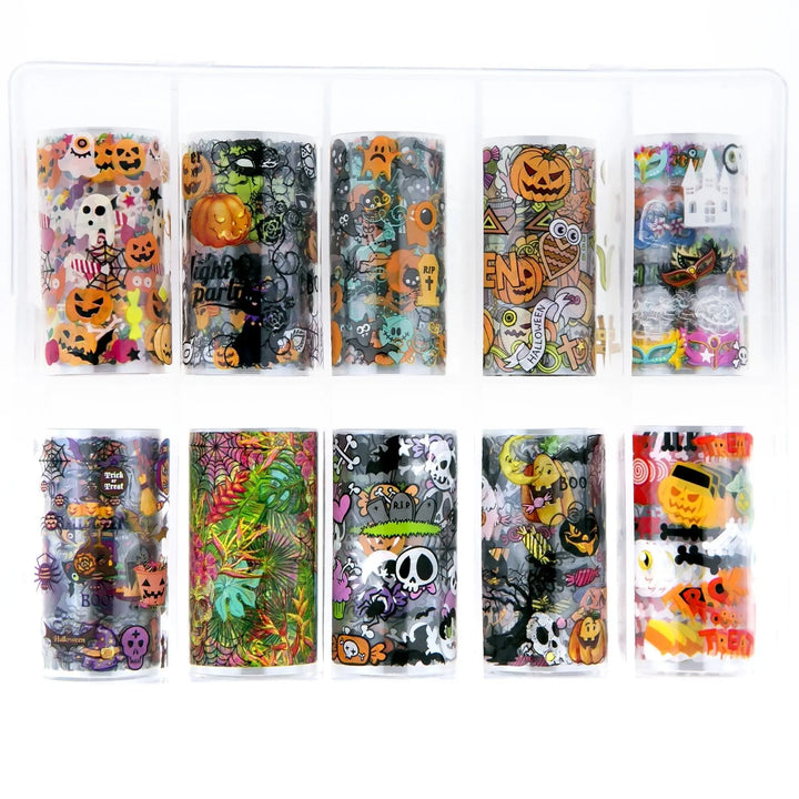 Halloween Foil Set - Various Design 4   Naio Nails