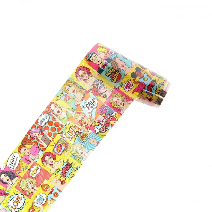 TFS-101 Pop Art Selection of Tranfer Foils   Naio Nails
