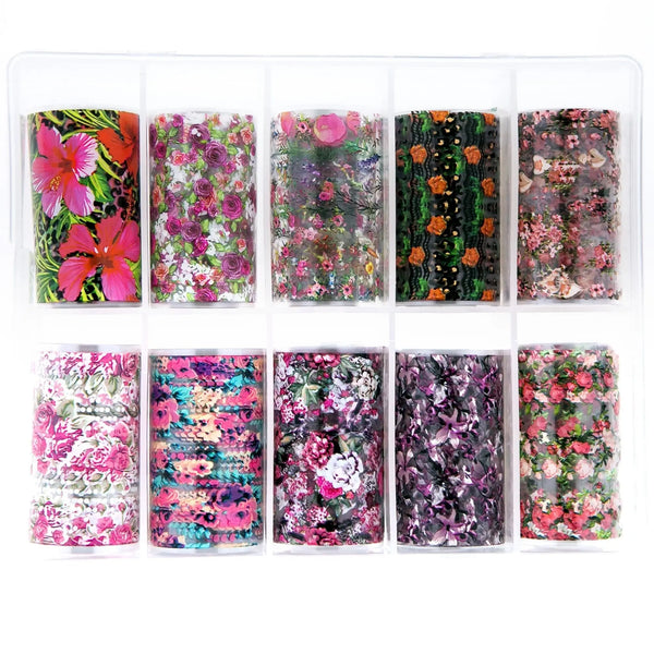 TFS-38 Floral Set of Foils   Naio Nails