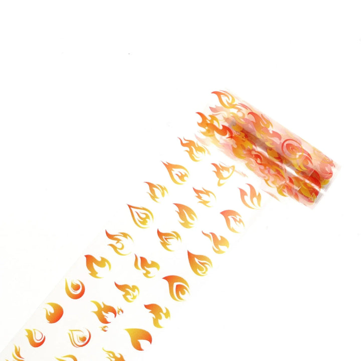 TFS-112 Flames (B) - Transfer Foil Set   Naio Nails