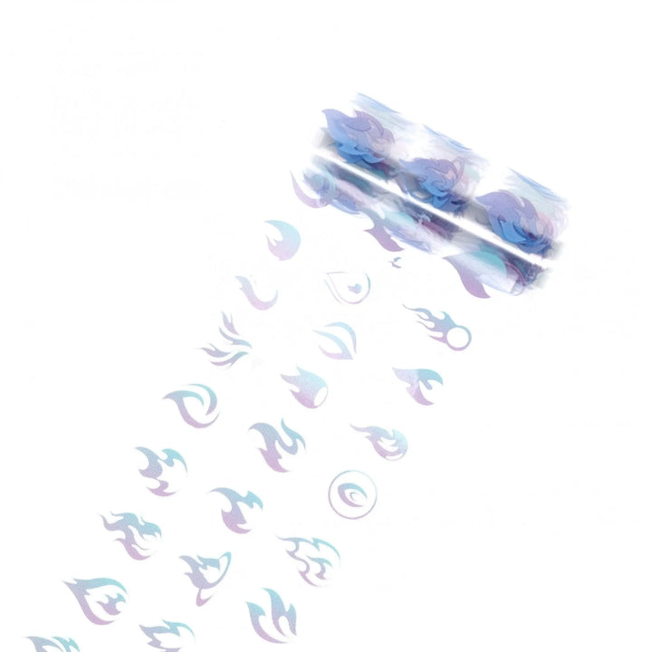 TFS-112 Flames (B) - Transfer Foil Set   Naio Nails