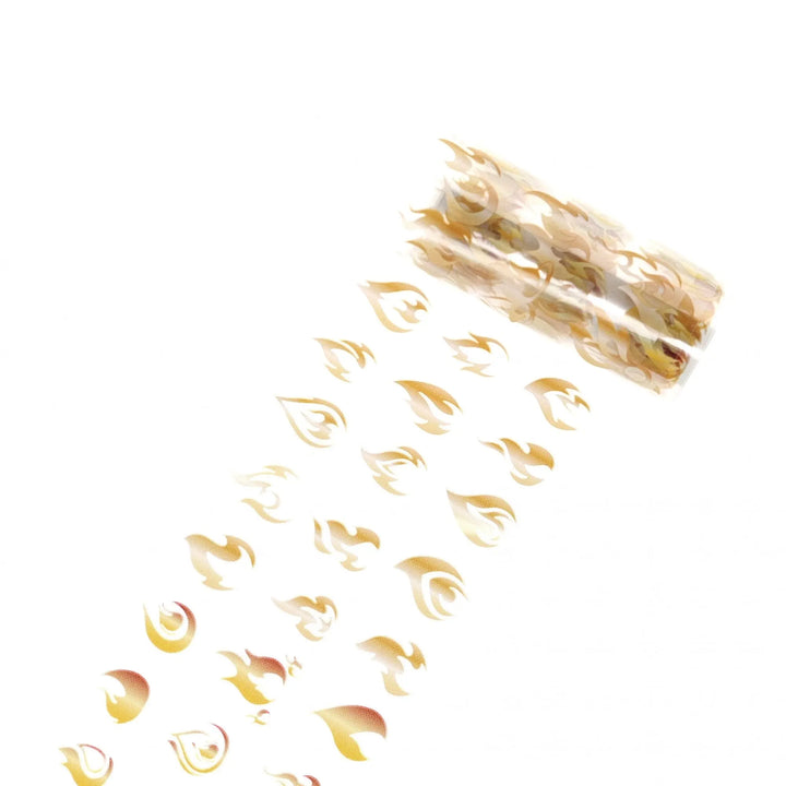 TFS-112 Flames (B) - Transfer Foil Set   Naio Nails