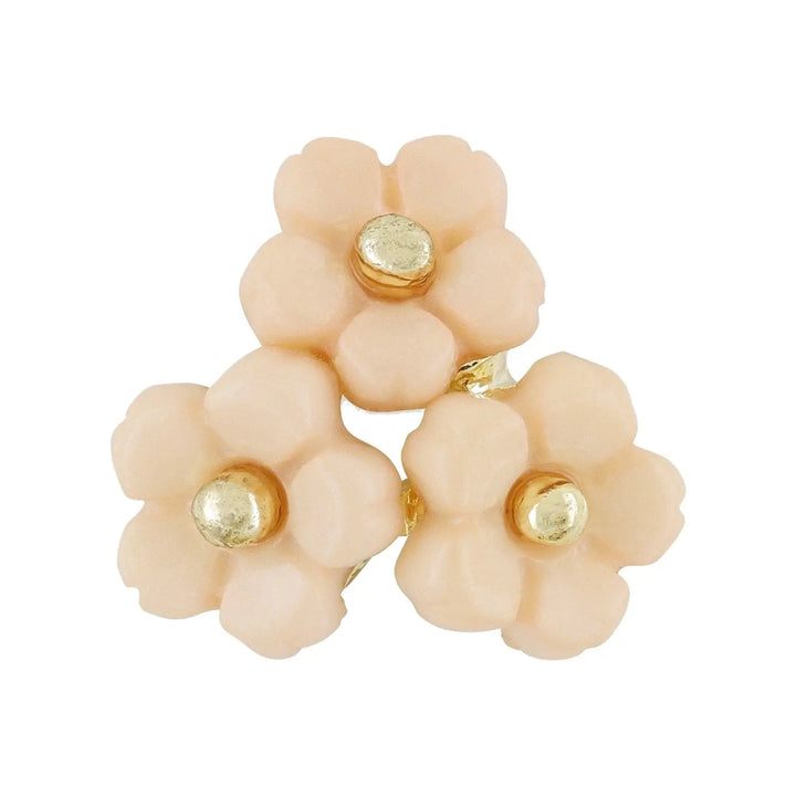 Pot of 10 Charms - Peach Flowers   Naio Nails