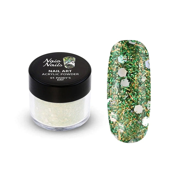 St. Paddy’s Day Acrylic Powder - 12g   Naio Nails