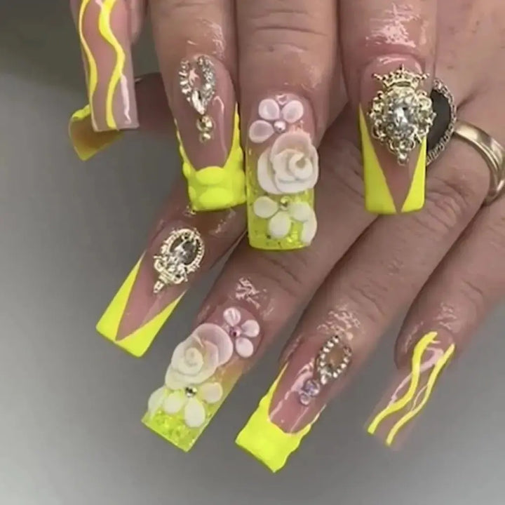 Lemon Sorbet | Nail Art Glitter | B0500   Naio Nails