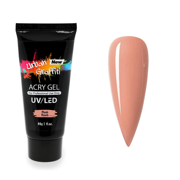 AcryGel Tube - Plush Peach 30g   Naio Nails