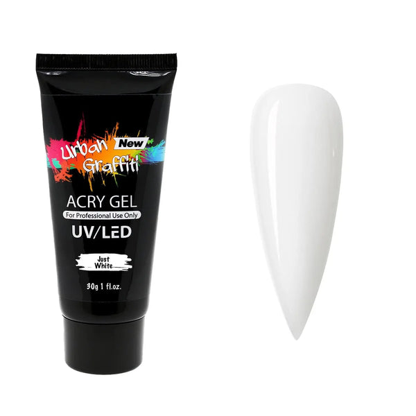 AcryGel Tube - Just White 30g   Naio Nails