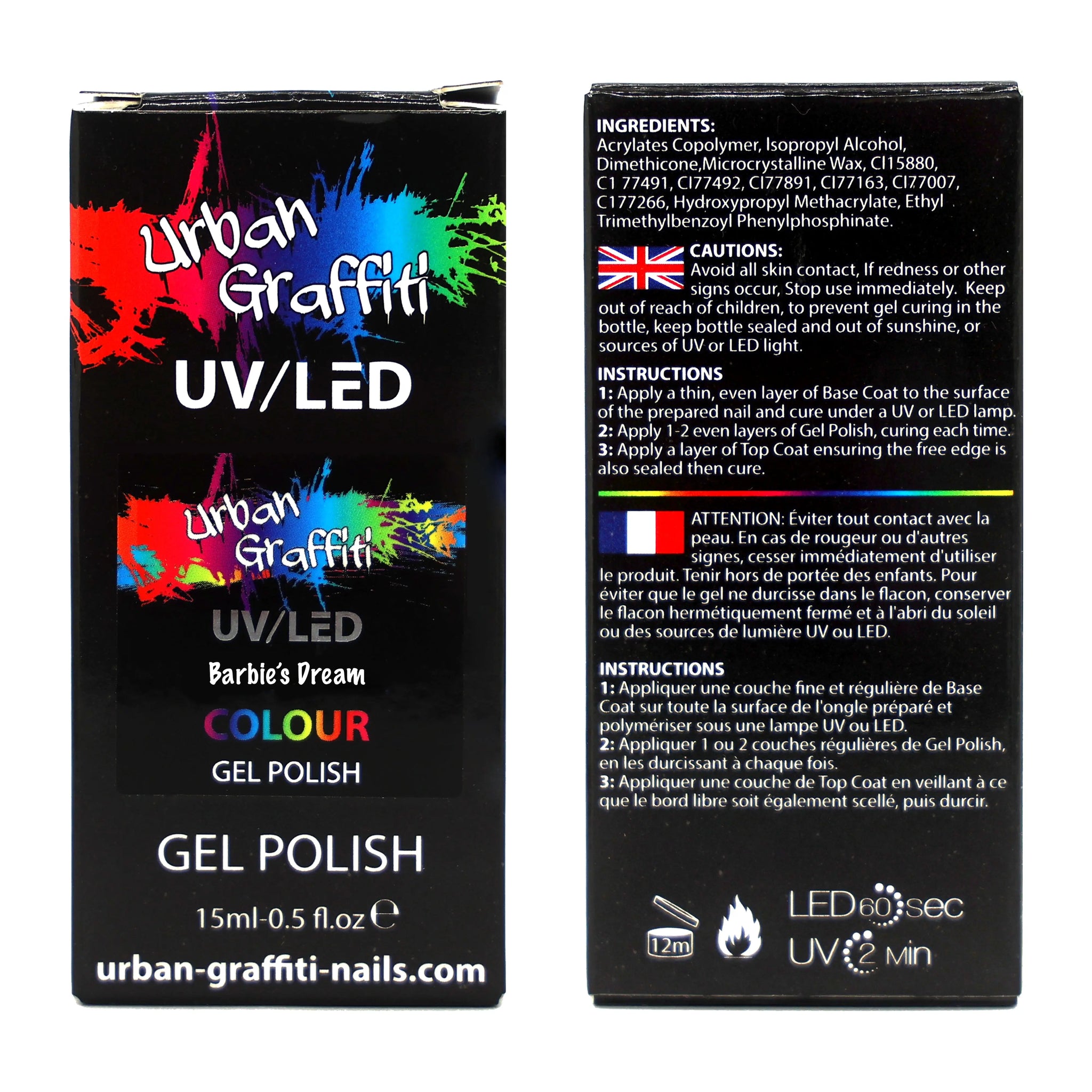 Barbie’s Dream - UGGP-A0452 Urban Graffiti Gel Polish 15ml   Naio Nails