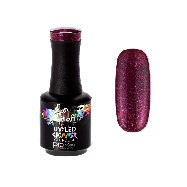 Blacked Out Cherry - UGGP-A0407 Urban Graffiti Gel Polish 15ml   Naio Nails