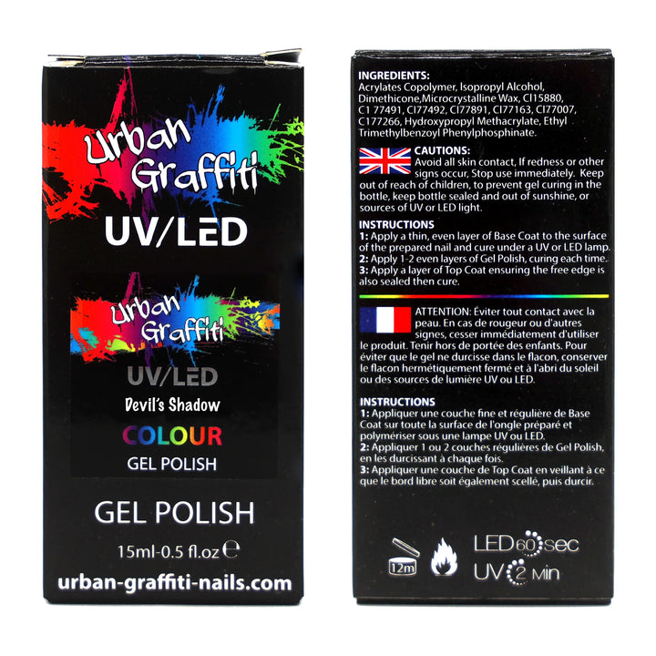 Devil's Shadow - UGGP-A0463 Urban Graffiti Gel Polish 15ml   Naio Nails