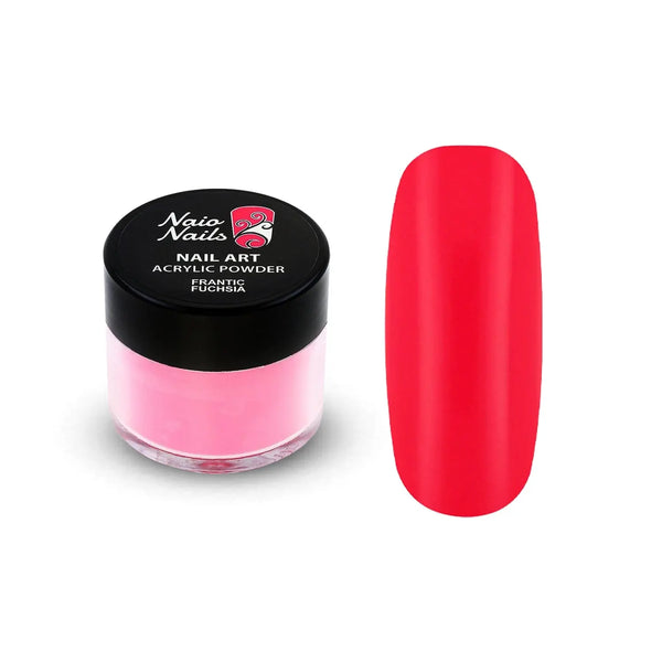 Frantic Fuchsia Ultra Neon Acrylic Powder - 12g   Naio Nails