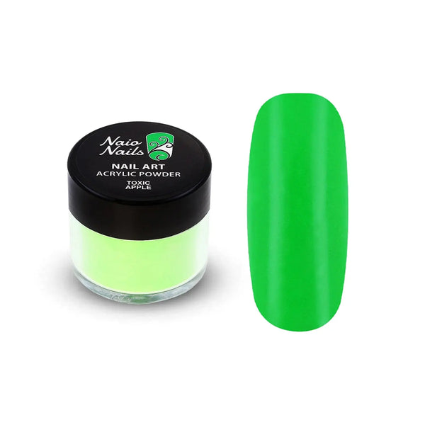 Toxic Apple Ultra Neon Acrylic Powder - 12g   Naio Nails